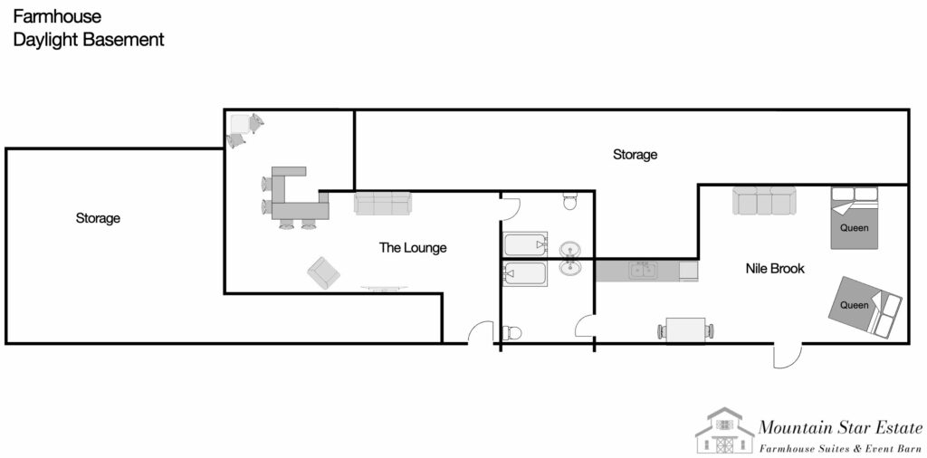 Farmhouse basement layout