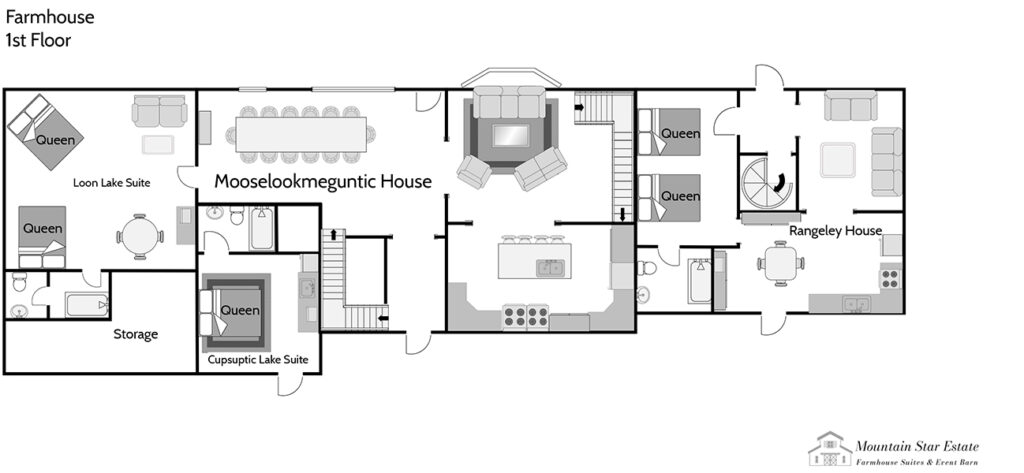 Farmhouse first floor layout plans