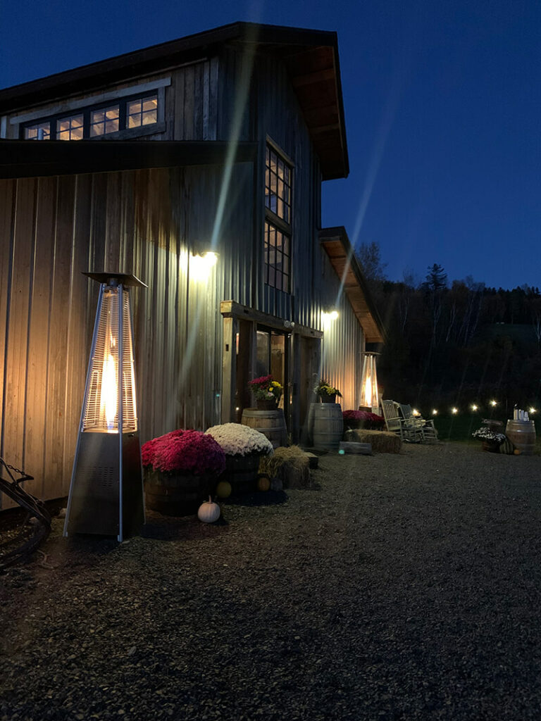 vertical entrance barn