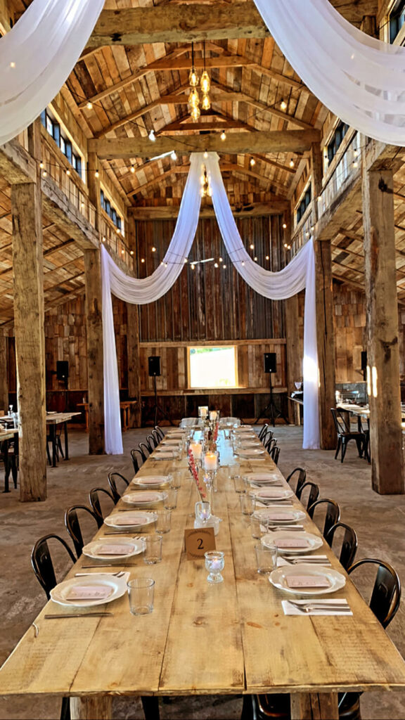 Wedding table design